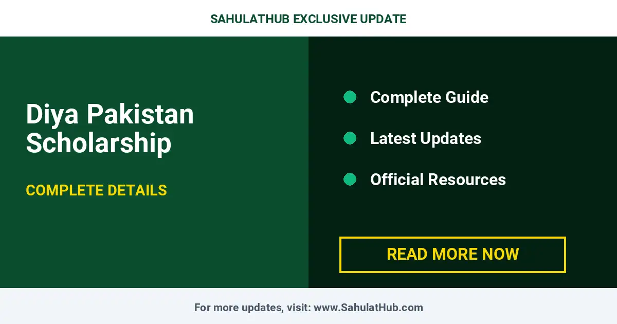 Diya Pakistan Scholarship