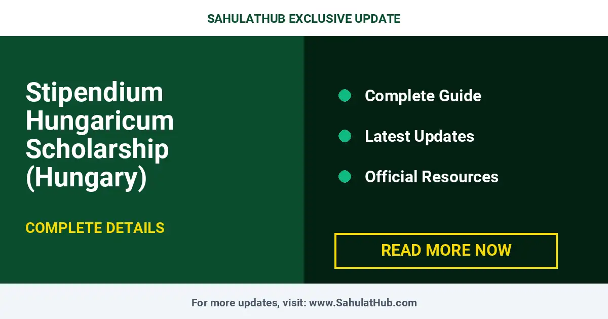 Stipendium Hungaricum Scholarship (Hungary)